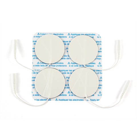 BodyMed White Foam Carbon Electrodes- Package of 40