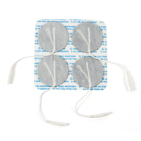 BodyMed Reusable Silver Carbon Electrodes 2" Round Package of 40