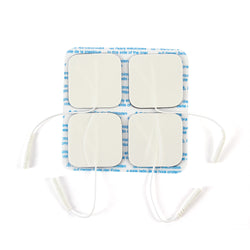 BodyMed White Foam Carbon Electrodes- Package of 40